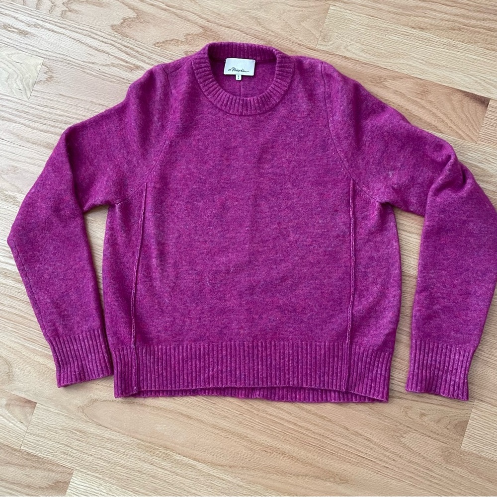 3.1 Phillip Lim Fuchsia Knit Sweater